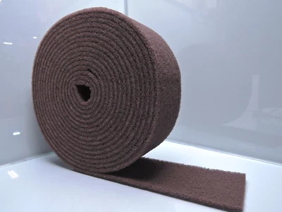 SCHLEIFVLIES VLIES SCHLEIFEN SCHLEIFPAD PAD MIRKA MIRLON P180 BRAUN 100CM