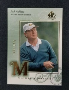 2002 Upper Deck SP AUTHENTIC Jack Nicklaus Majors & Masters #1401/3499 - Picture 1 of 1