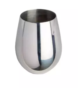 18 oz. BICCHIERE VINO SENZA STELO HD acciaio inox multiuso tazza bevande - Foto 1 di 1