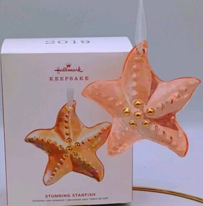 Hallmark Keepsake Ornamento Vidrio IMPRESIONANTE ESTRELLA DE MAR Playa Náutica 2019 - Imagen 1 de 6