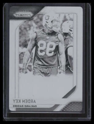 2018 Panini Prizm Rookie Autographs Printing Plate Black 67 Arden Key Rookie 1/1 - Image 1 of 2
