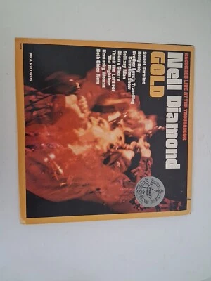 Vintage Neil Diamond GOLD LP Vinyl Record Album Live at The Troubadour EX/NM Vtg - Image 1 of 4