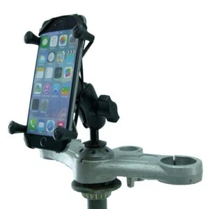 12mm Bike Stem Mount for iPhone 12 PRO MAX fits Honda Blackbird & Kawasaki - Picture 1 of 8