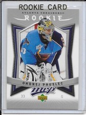2007-08 Upper Deck MVP Ondrej Pavelec Rookie # 367