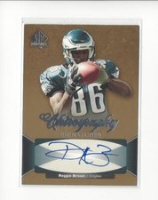 2006 SP Authentic Chirography Reggie Brown AUTOGRAPH Eagles