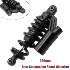 10" 260mm Motorcycle Rear Suspension Shock Absorber Fit For Honda MSX125 Black - Picture 1 of 9