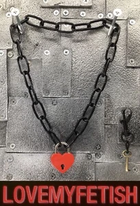 Lockable Bondage Kit Collar Chain Daddys Slut Hotwife Sissy Slave Mens Gimp Mask - Picture 1 of 5