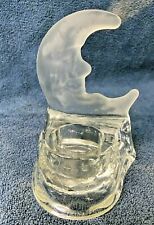 VTG Partylite crescent moon and stars tea light candle holder retired P0346