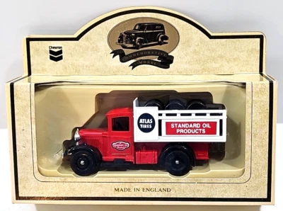 Chevron Commemorative Diecast Lledo Atlas Tire Truck 1934 Model A Ford - England - Image 1 of 4