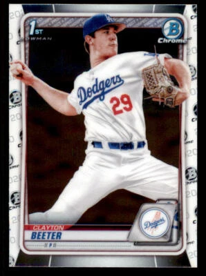2020 Bowman Chrome Draft #BD30 Clayton Beeter - Image 1 of 2