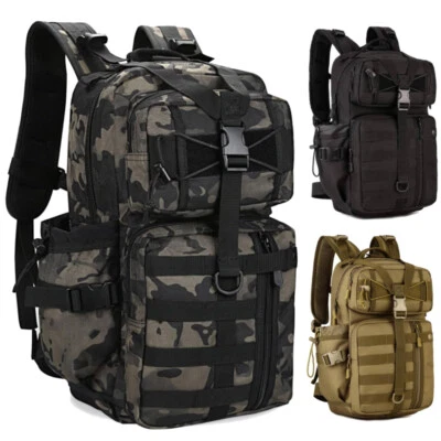 HUNTVP 40L Armee Rucksack Molle Outdoor Trekking BW Bundeswehr Kampfrucksack - Bild 1 von 4