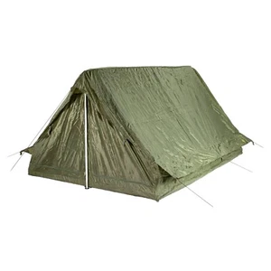 NEW French Army Olive Green F2 Two-Man Military Tent Survival Camping Bushcraft - Picture 1 of 4