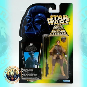 Star Wars Power of the Force II Leia Boushh Verkleidung GRÜN 1996 TRI LOGO MOC - Bild 1 von 7