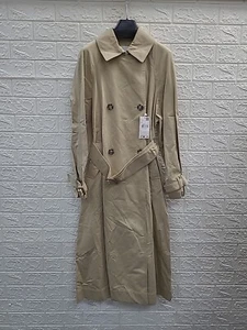 New Mango Double Breasted Trench Coat Khaki Size XSmall - Picture 1 of 5