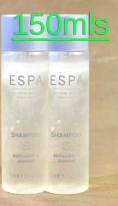 Champú ESPA Bergamota Jazmín 150mls 2 x 75mls Botellas Nuevo - Imagen 1 de 12