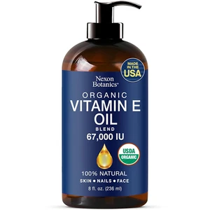 Organic Vitamin E Oil Blend 67000 IU - 8 Fl Oz - Vitamin E Oil for Skin, Scars, - Picture 1 of 12