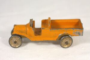 Pre War Tootsie Toy Tootsietoy 3" Ford Model T Pickup Truck 4610 Yellow Diecast