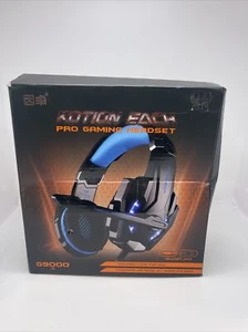 KOTION EACH LED G9000 Wired Pro Gaming Headset Gold Plated 3.5mm - Picture 1 of 3