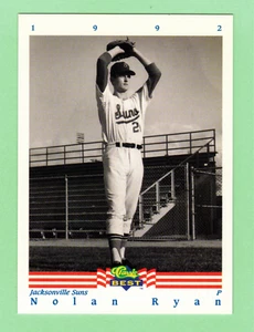 1992 NOLAN RYAN CLASSIC BEST #1 TEXAS RANGERS - Picture 1 of 2