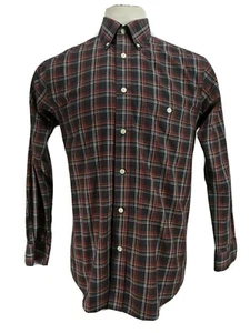 Camisa Orvis Mangas Largas Botones Multicolor a Cuadros Para Hombre Talla Mediana Usada en Excelente Condición - Imagen 1 de 4