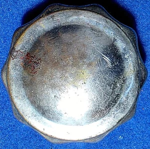Vintage Antique Ford Model A Stainless Steel Gas Fuel Cap OEM - Bild 1 von 2
