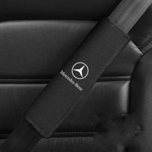 2PCS Car Accessories Seat Belt Covers Shoulder Pad Protector for Mercedes Benz - Picture 1 of 1
