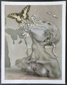 Salvador Dali Allegorie De L'ame 11x14 Art Lithograph - Picture 1 of 3