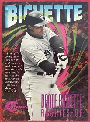 Dante Bichette 1997 Circa Rave #172 /150 #D 084/150 Rockies - Image 1 of 2