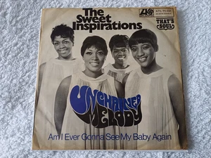spielt sehr guter Zustand + sehr guter Zustand The Sweet Inspirations 7" Ich werde mein Baby jemals wiedersehen 1968 - Bild 1 von 6