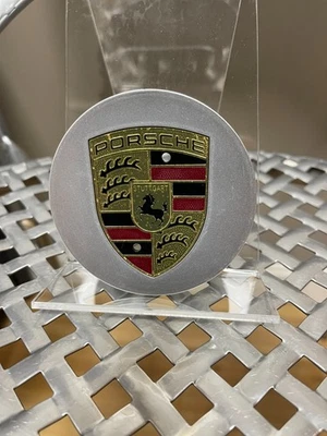 Tapa central plateada Porsche Cayman Boxster Cayenne 911 1998-2009 9P1.601.147.A Foto 1 de 2