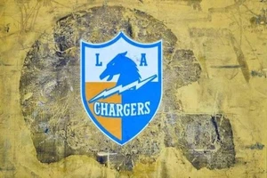 San Diego Chargers L.A. Logo Poster Print 12X8in Metal Sign NFL Football s - Picture 1 of 1