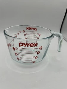 Pyrex 8 Cup 2 Quart 2 Liter Glass Measuring Cup Red Letter Batter Bowl 564 USA - Picture 1 of 8