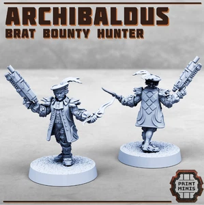 28mm Archibaldus - Brat Bounty Hunter (Heroic Scale) - Picture 1 of 1