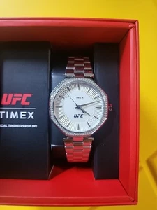 Timex UFC Jewel Quartz Crystal Silver Dial Ladies Watch TW2V83200 - Picture 1 of 8