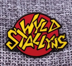 BILL & TED BAND " WYLD STALLYNS" ENAMEL PIN - FREE AU POST - AU STOCK - Picture 1 of 2