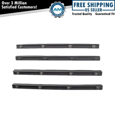 Door Window Belt Weatherstrip Kit Fits 1984-1991 Jeep Grand Wagoneer - Image 1 of 4