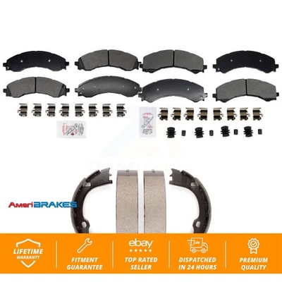 Front Rear Semi-Metallic Disc Brake Pads Kit For GMC Savana 2500 Chevrolet Foto 1 de 4
