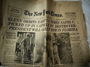 Vintage New York Times Newspaper Front Page Historical Reprints Collection - Picture 1 of 10