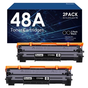 Cartucho de tóner compatible de repuesto para HP 48A CF248A para Pro M15w PACK DE 2 - Imagen 1 de 9