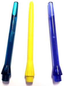 1/4 Inch Dart Stems Long 60.5mm for Old Style Darts 10 Set pack Choice of Colour - Picture 1 of 4