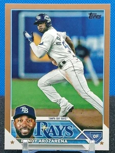 Randy Arozarena /2023 Gold Parallel 2023 Topps #360 Tampa Bay Rays - Picture 1 of 8