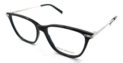Marcos de gafas Boucheron BC0037O 001 52-16-140 negro/plateado hechos en Italia Foto 1 de 3