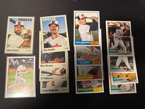 2024 Topps Archives 14 carte Team Set Baltimore Orioles Holliday, Cowser RC - Foto 1 di 1