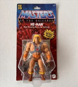 MATTEL MASTERS OF THE UNIVERSE HE-MAN MODERN POSING RETRO PLAY ACTIONFIGUR - Bild 1 von 6