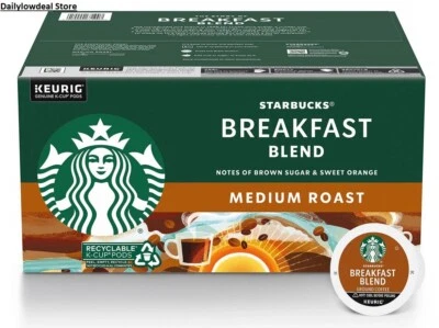星巴克早餐混合 K 杯 - 选择 10、64、72 或 88 K 杯 - 中号烤 — 第 1/3 张图片