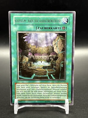 YUGIOH! Kolosseum - Käfig der Gladiatorungeheuer GLAS DE054/ Rare/ Exc/ Good - Bild 1 von 2
