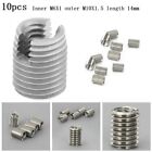 Thread Adapter M10 to M6 Thread Reducer 10PCS Stainless Steel Easy Installation