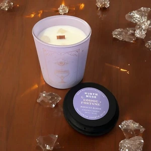 North Muse Cosmic Fortune The Ace of cups scented candle with Crystals (K03) - Picture 1 of 4