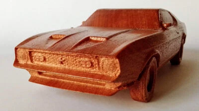 Ford Mustang Mach1 - 1:16 Modello in scala di auto in legno Replica Collezione - Immagine 1 di 4
