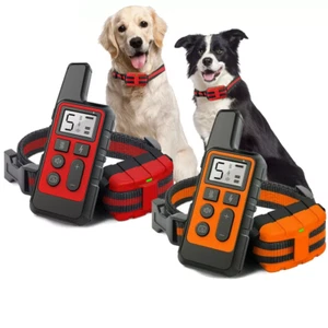 Hundetraining Halsband Haustier Elektroschock Halsband Wasserdicht mit Fernbedienung für Hunde - Bild 1 von 16